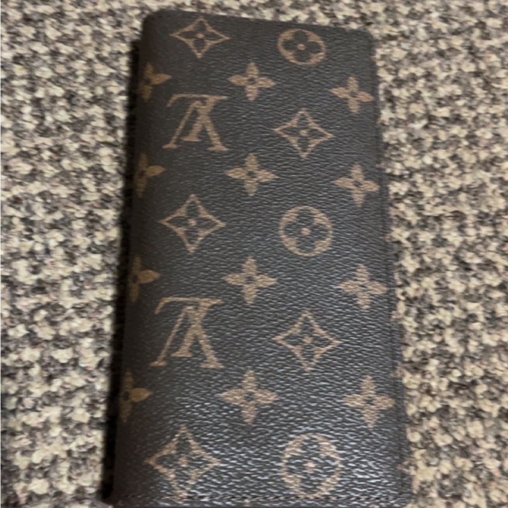 Brown card wallet